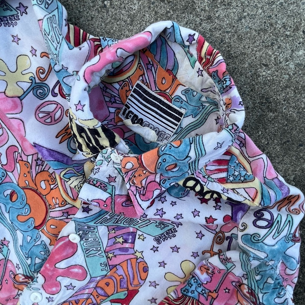 70’s Woodstock Rayon Shirt - Picture 8 of 8